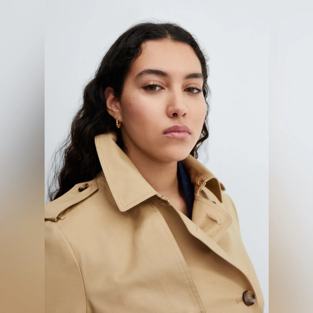 Mango Classic Trench Coat - Picture 6 of 10